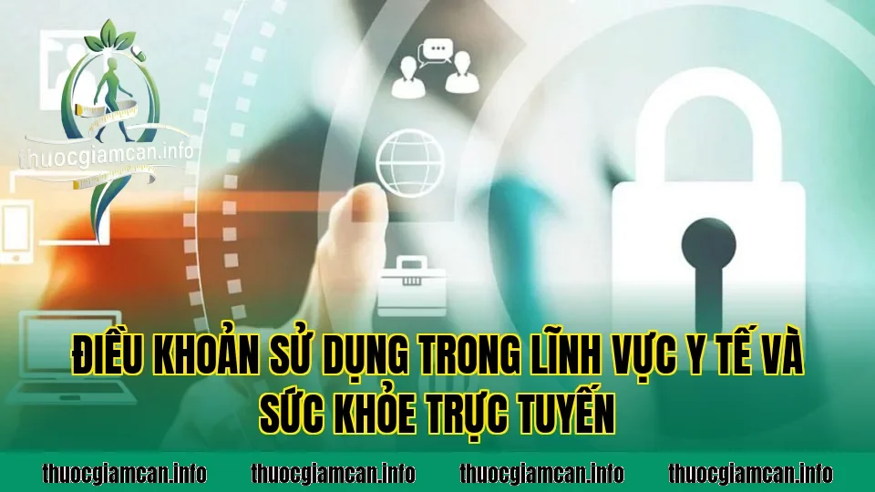 Điều khoản sử dụng trong lĩnh vực y tế và sức khỏe trực tuyến