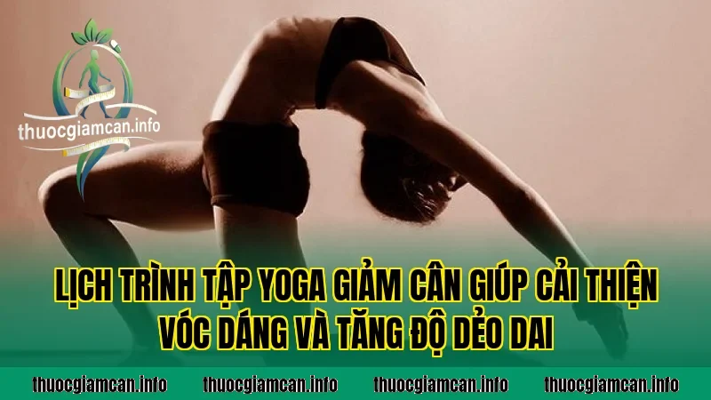 Lịch trình tập yoga giảm cân giúp cải thiện vóc dáng và tăng độ dẻo dai