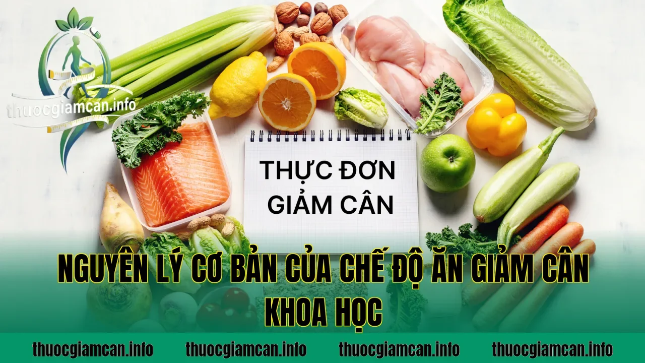 Nguyên lý cơ bản của chế độ ăn giảm cân khoa học