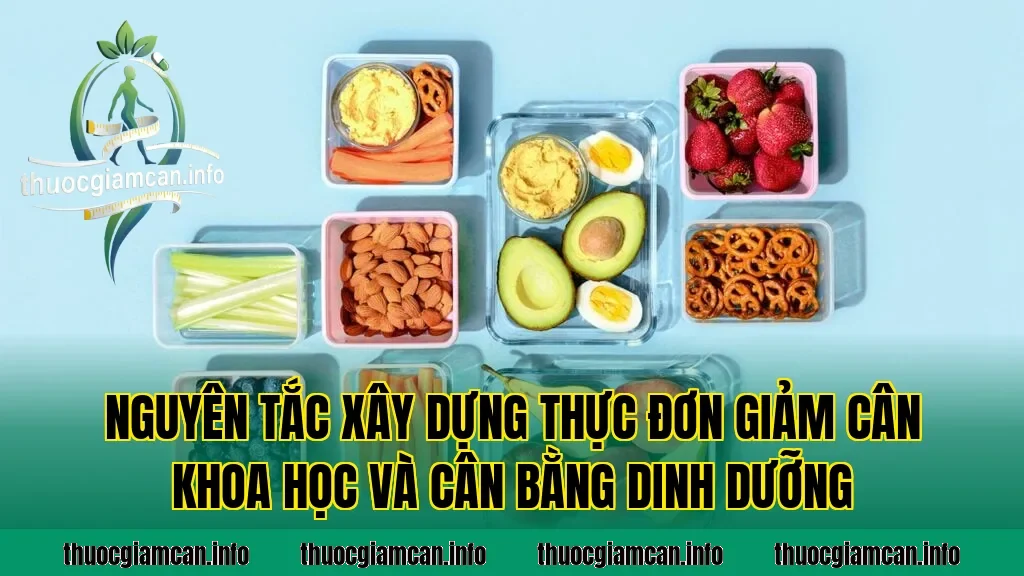 Nguyên tắc xây dựng thực đơn giảm cân khoa học và cân bằng dinh dưỡng