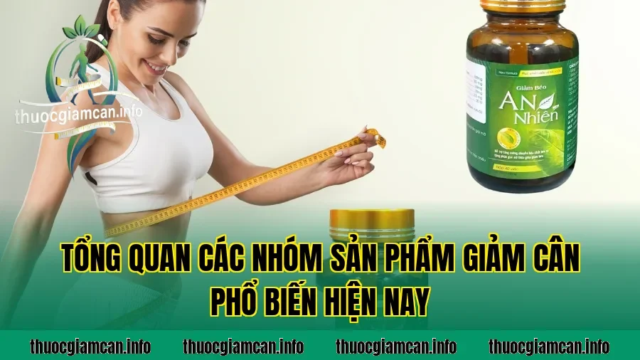 Tổng quan các nhóm sản phẩm giảm cân phổ biến hiện nay
